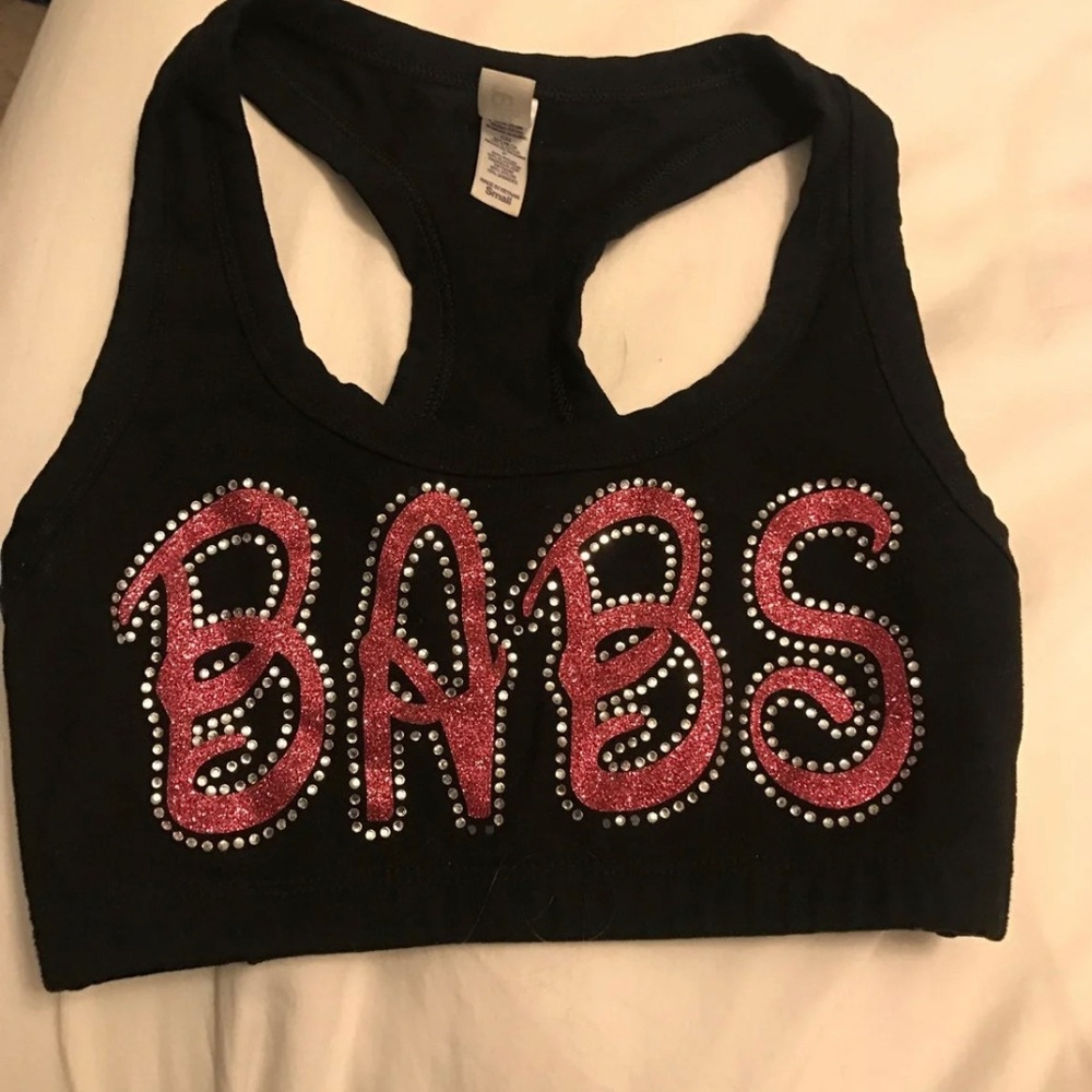 Cheer athletics sports bra